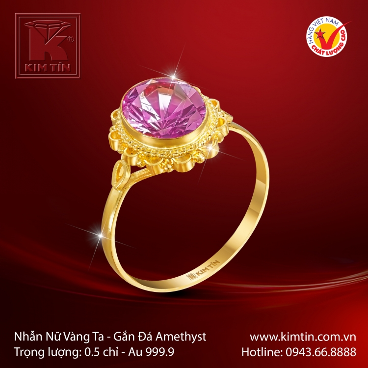 Nhẫn Nữ Vàng 24K