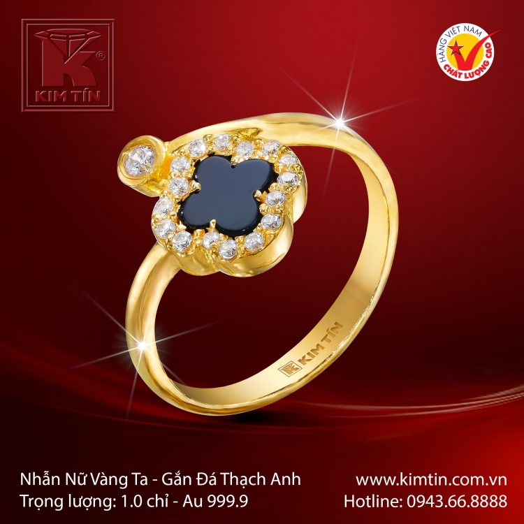 Nhẫn Nữ Vàng 24K