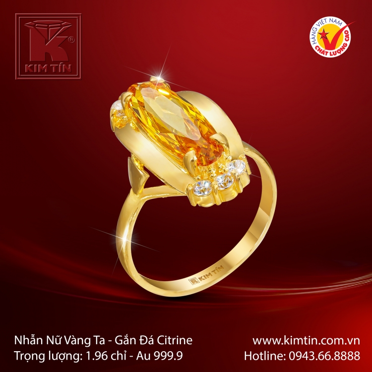 Nhẫn Nữ Vàng 24K