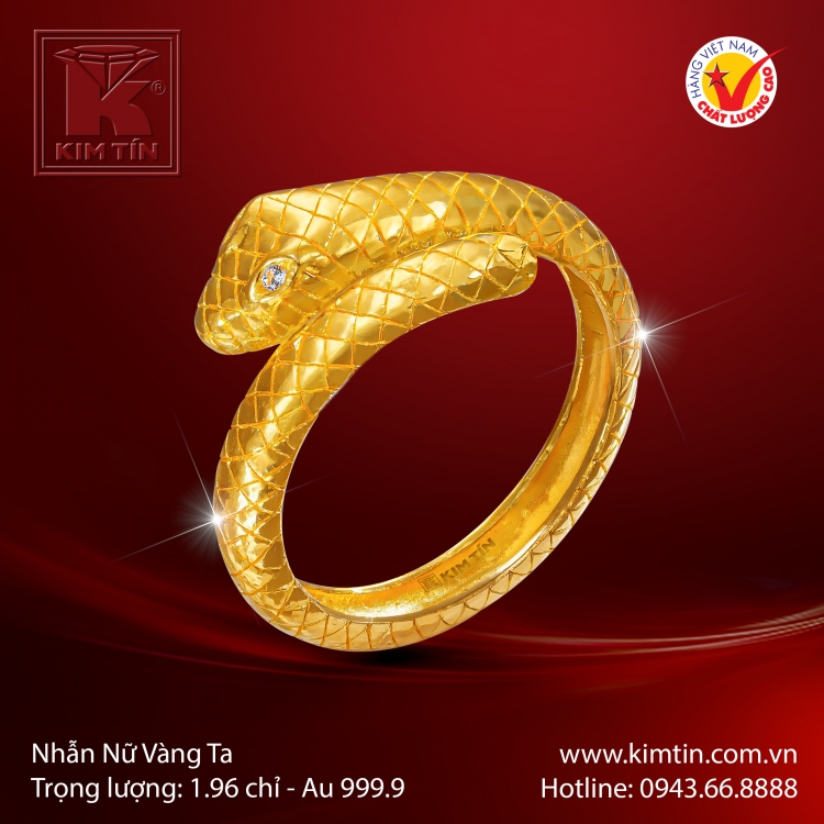 Nhẫn Nữ Vàng 24K