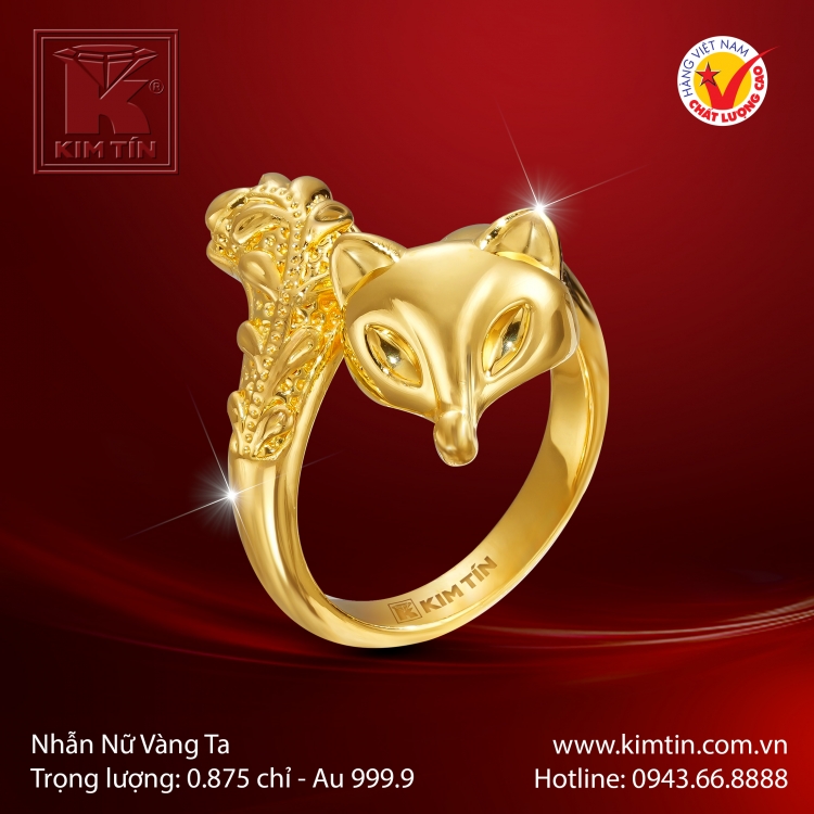 Nhẫn Nữ Vàng 24K