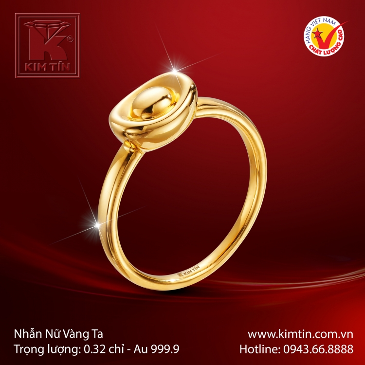 Nhẫn Nữ Vàng 24K