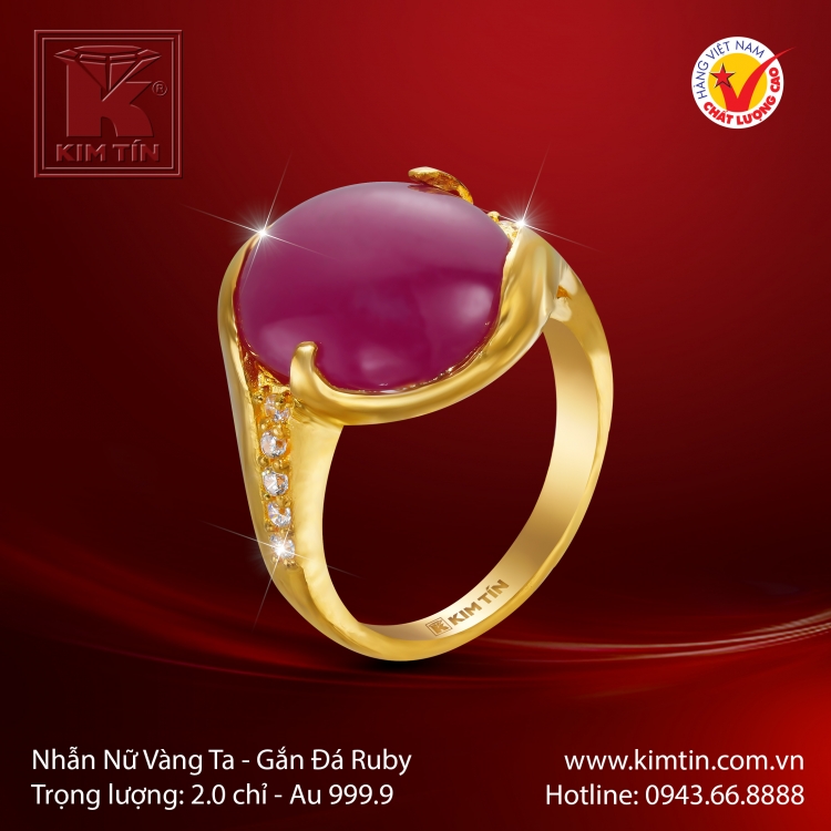 Nhẫn Nữ Vàng 24K