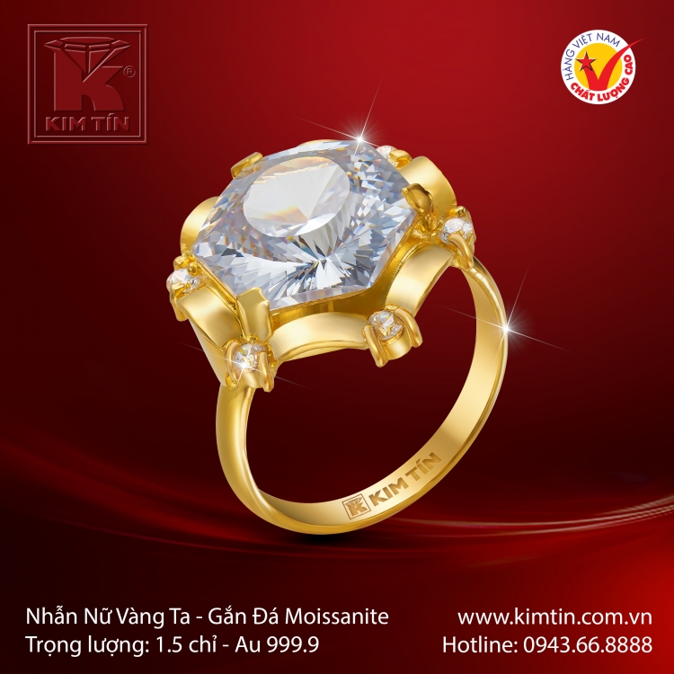 Nhẫn Nữ Vàng 24K