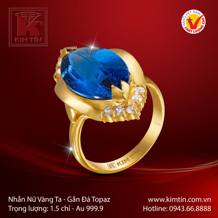 Nhẫn Nữ Vàng 24K