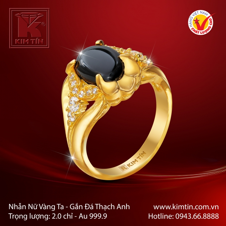 Nhẫn Nữ Vàng 24K