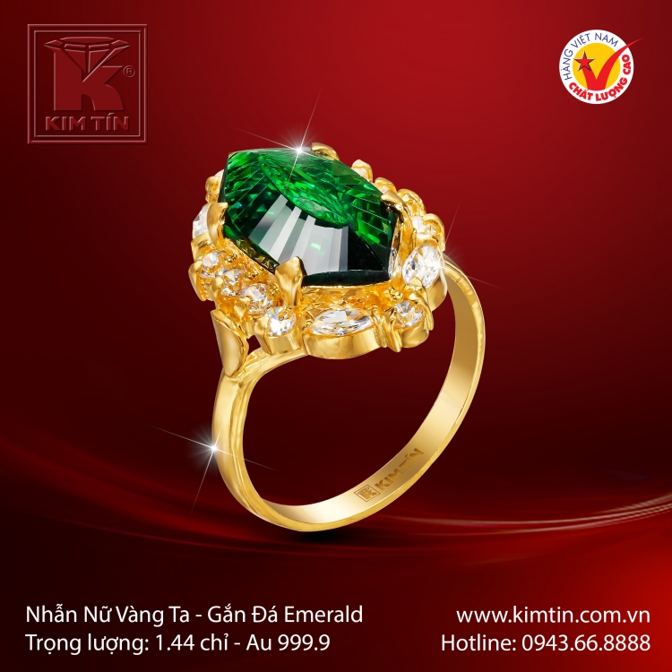 Nhẫn Nữ Vàng 24K