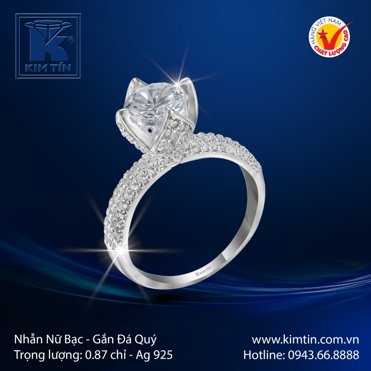 Nhẫn Nữ - Bạc 925
