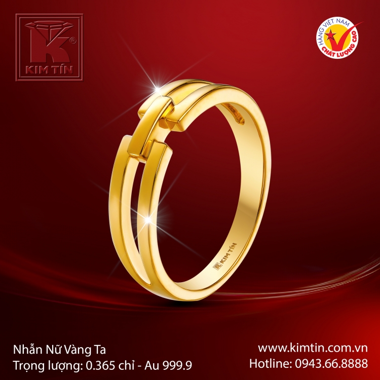 Nhẫn Nữ Vàng 24K