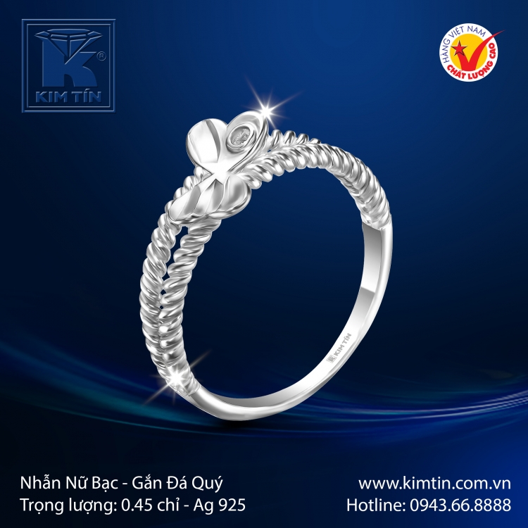 Nhẫn Nữ - Bạc 925
