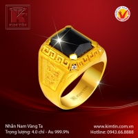 Nhẫn nam vàng 24K