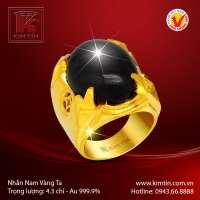 Nhẫn nam vàng 24K