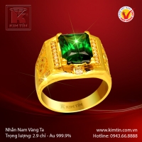 Nhẫn nam vàng 24K