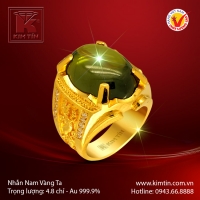 Nhẫn nam vàng 24K