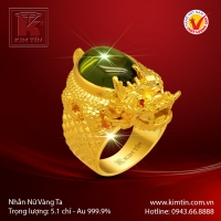 Nhẫn nam vàng 24K