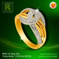Nhẫn nữ vàng màu 14k