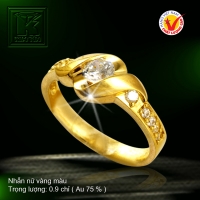 Nhẫn nữ vàng màu 18K
