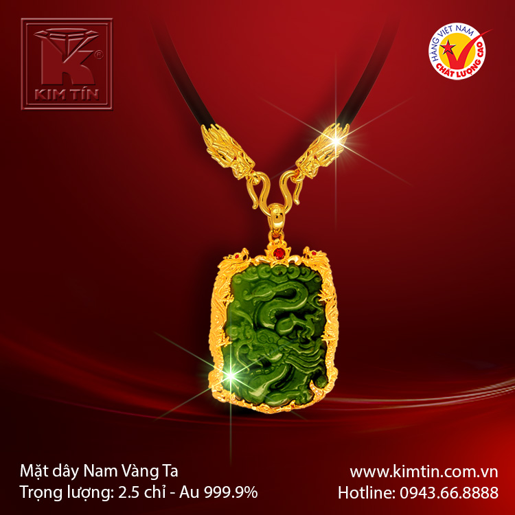 Mặt dây vàng 24K