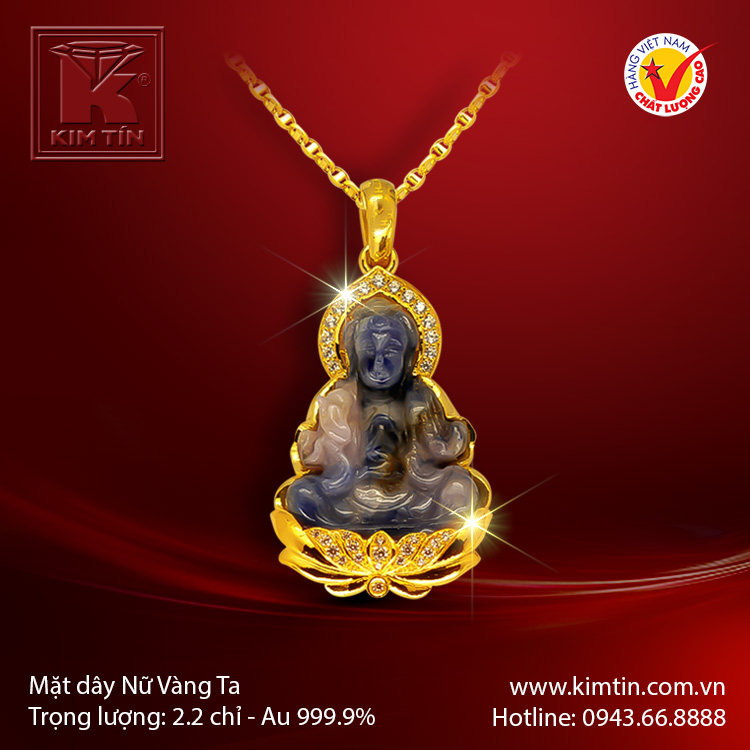 Mặt dây vàng 24K