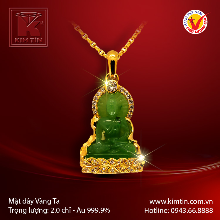 Mặt dây vàng 24K