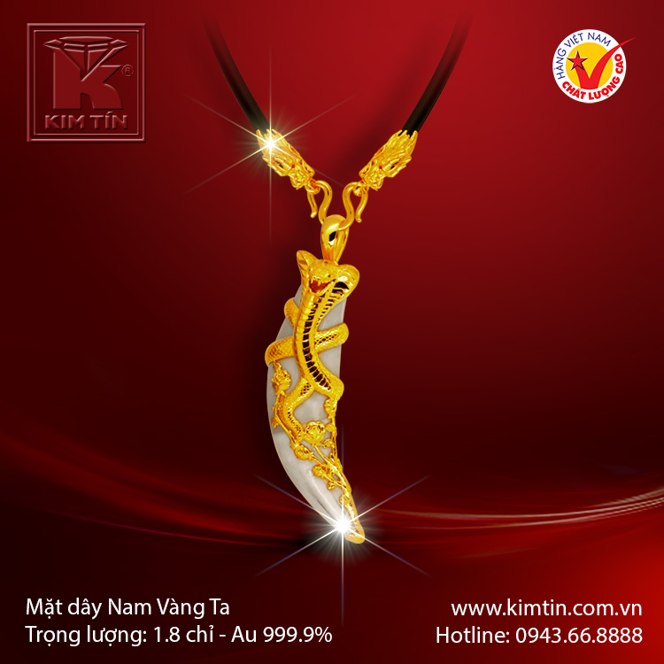 Mặt dây vàng 24K