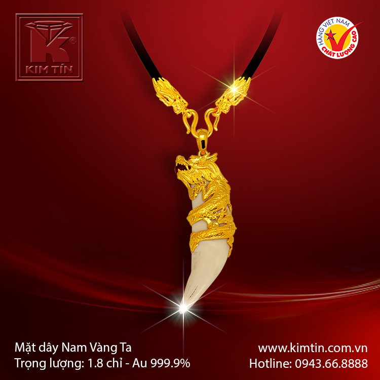 Mặt dây vàng 24K