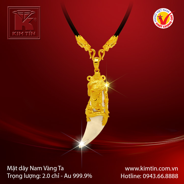 Mặt dây vàng 24K