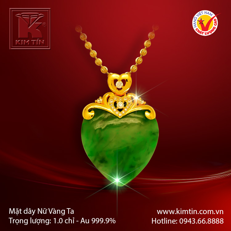 Mặt dây vàng 24K