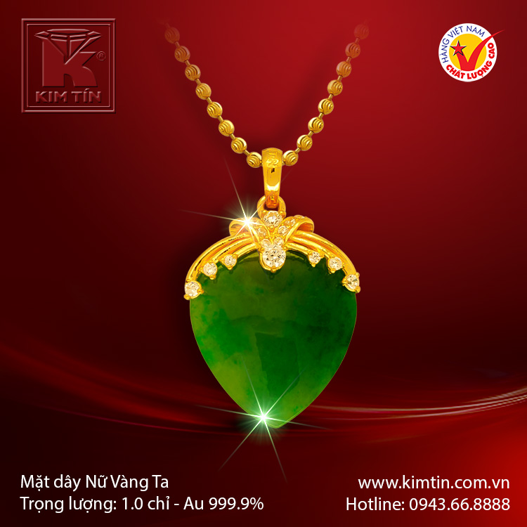 Mặt dây vàng 24K