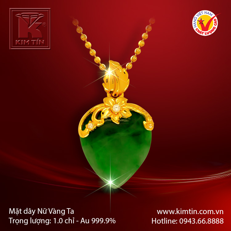 Mặt dây vàng 24K