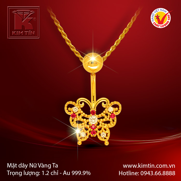 Mặt dây vàng 24K