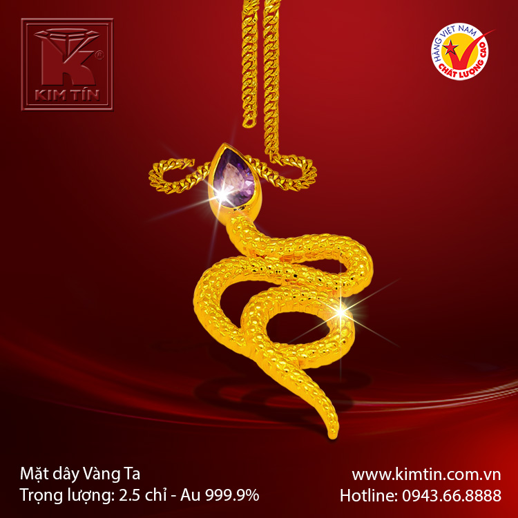 Mặt dây vàng 24K