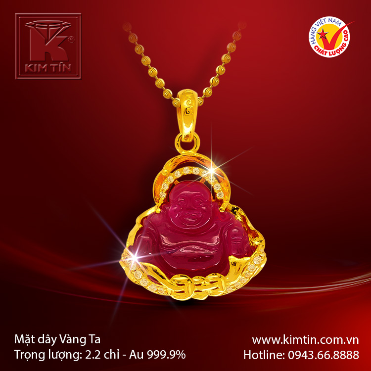 Mặt dây vàng 24K