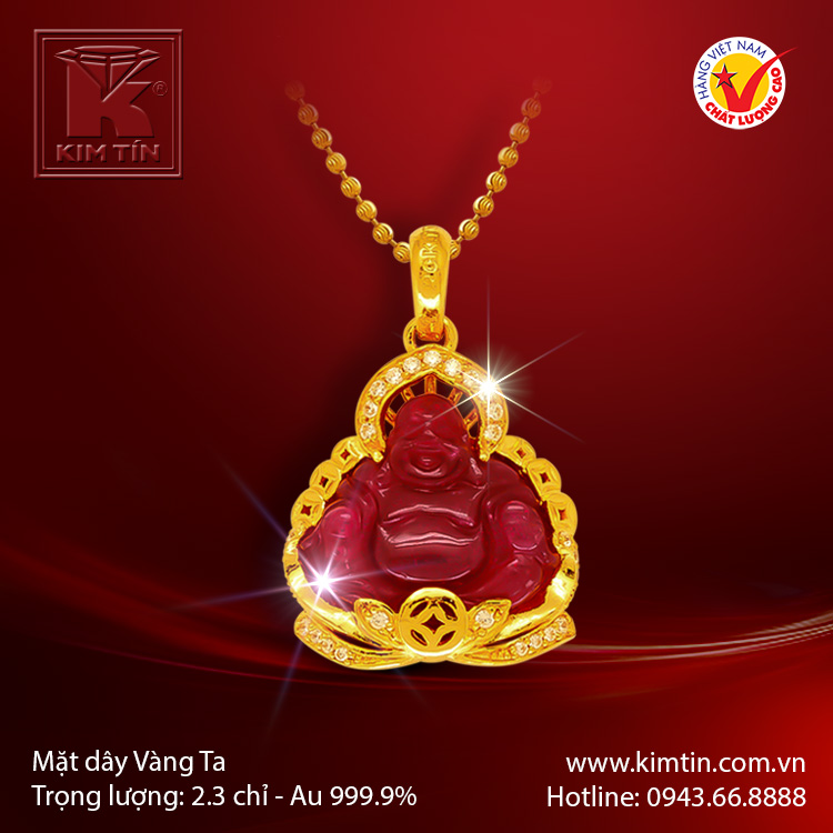 Mặt dây vàng 24K