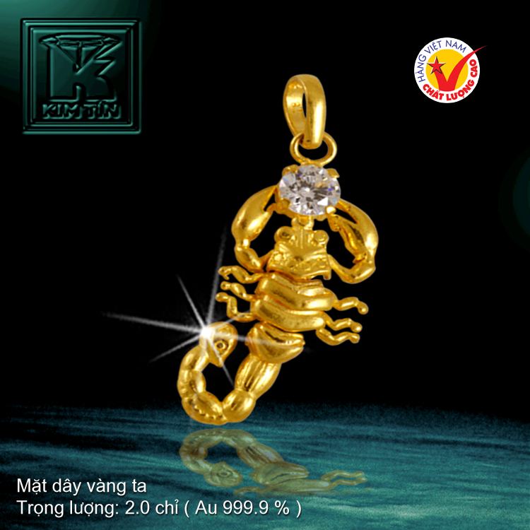 Mặt dây vàng 24K