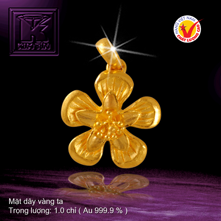 Mặt dây vàng 24K