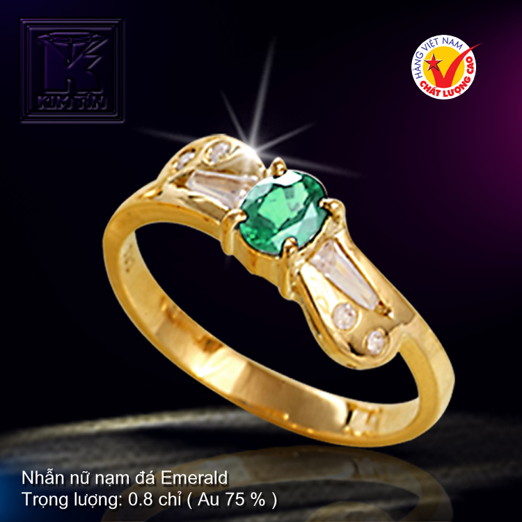 Nhẫn nữ vàng màu 18K